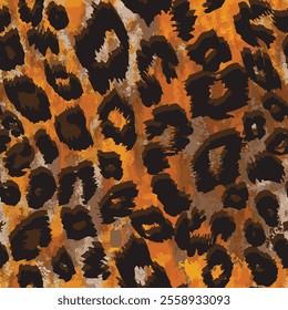 Leopard pattern, jaguar pattern, animal fur.