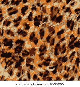 Leopard pattern, jaguar pattern, animal fur.