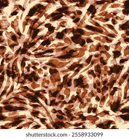 Leopard pattern, jaguar pattern, animal fur.