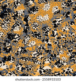 Leopard pattern, jaguar pattern, animal fur.