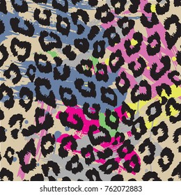 Leopard pattern, jaguar pattern, animal fur