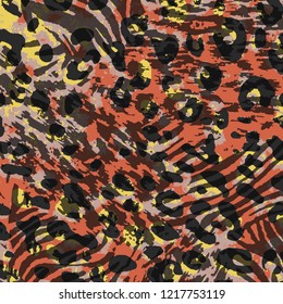 Leopard pattern, jaguar pattern, Animal print background