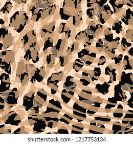 Leopard pattern, jaguar pattern, Animal print background