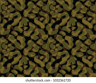 Leopard pattern, print, vector, illustration, seamless, wallpaper, background, texture, transparency