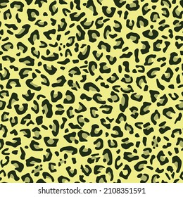 Leopard pattern. Print of wild animals. Vector.