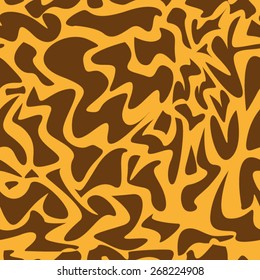 Leopard pattern, repeating vector background 