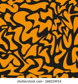 Leopard pattern, repeating vector background 
