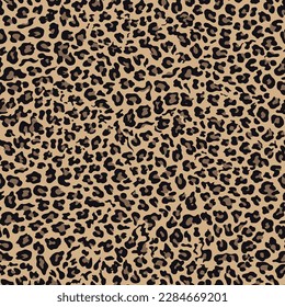 
Leopard pattern seamless animal print, fabric texture, trendy vector design for textile. Disguise