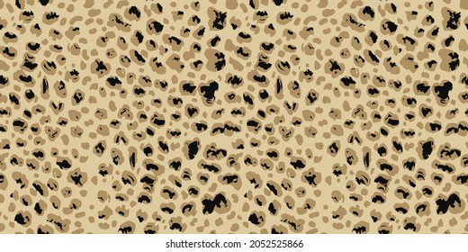 Leopard pattern. Seamless vector background. Trendy modern abstract art for textile, apparel, swimwear, wallpaper. Animal print design