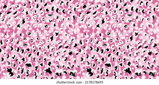 Leopard pattern. Seamless vector background. Trendy modern abstract art for textile, apparel, swimwear, wallpaper. Animal print design