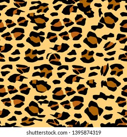 Leopard Pattern Seamless Vector Print Realistic Stock Vector (Royalty ...