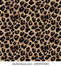 leopard pattern seamless vector texture fashionable background, modern print for textiles