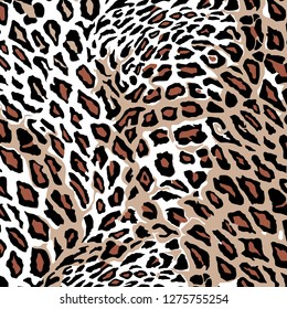 Leopard pattern texture, color. Fashion and stylish background