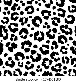 leopard pattern texture repeating seamless white black