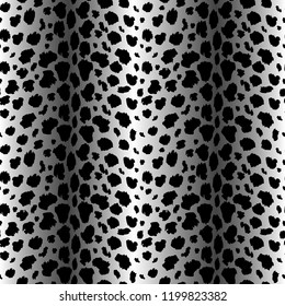 leopard pattern texture repeating seamless monochrome black and white. Fashion and stylish background eps 10
