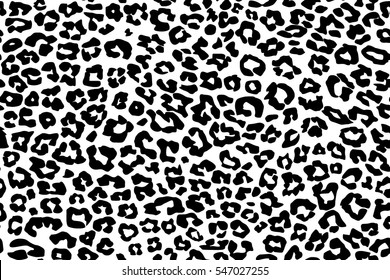 leopard pattern texture repeating seamless monochrome black white - Shutterstock ID 547027255