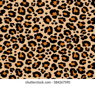 leopard pattern texture repeating seamless orange black