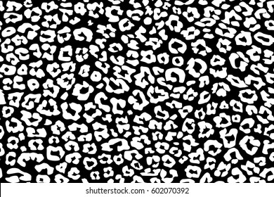 leopard pattern texture repeating seamless monochrome black white