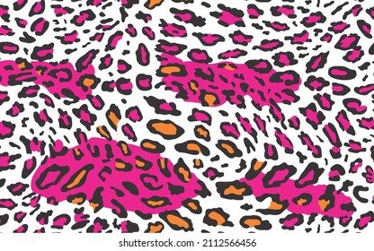 Leopard pattern use for fabric print, paper, tile, texture, background.