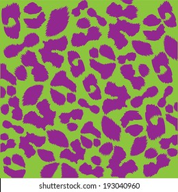 Leopard pattern vector illustration.