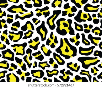 Leopard pattern, vector  illustration,  