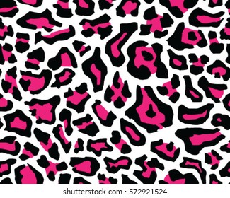 Leopard pattern, vector illustration,  
