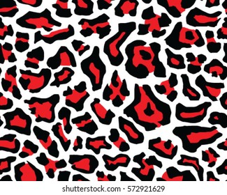 Leopard pattern, vector  illustration 