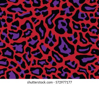 Leopard pattern, vector  illustration 