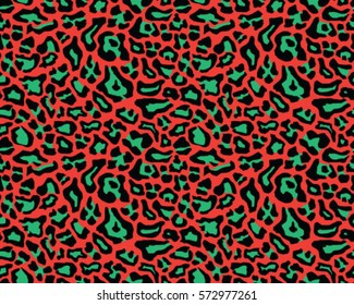 Leopard pattern, vector  illustration 