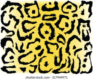 Leopard pattern, vector, illustration, print, wallpaper, background