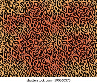 Leopard pattern, vector, illustration, seamless, print, wallpaper, background, texture
