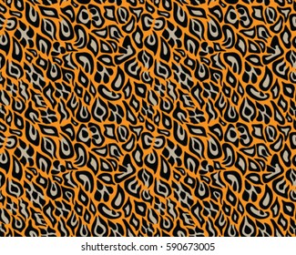 Leopard pattern, vector, illustration, seamless, print, wallpaper, background, texture