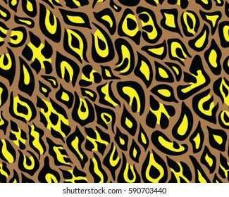 Leopard pattern, vector, illustration, seamless, print, wallpaper, background, texture
