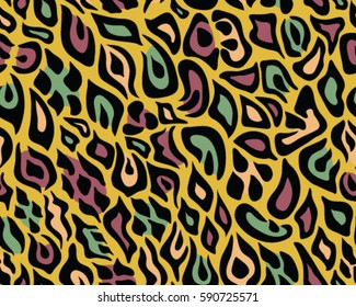 Leopard pattern, vector, illustration, seamless, print, wallpaper, background, texture