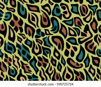 Leopard pattern, vector, illustration, seamless, print, wallpaper, background, texture
