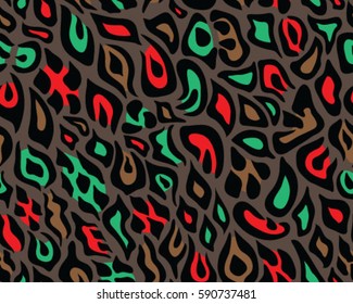 Leopard pattern, vector, illustration, seamless, print, wallpaper, background, texture