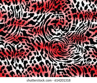 Leopard pattern, vector, illustration, seamless, print, wallpaper, background, texture