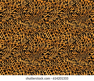 Leopard pattern, vector, illustration, seamless, print, wallpaper, background, texture