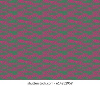 Leopard pattern, vector, illustration, seamless, print, wallpaper, background, texture in pink and green.