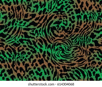 Leopard pattern, vector, illustration, seamless, print, wallpaper, background, texture