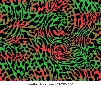 Leopard pattern, vector, illustration, seamless, print, wallpaper, background, texture