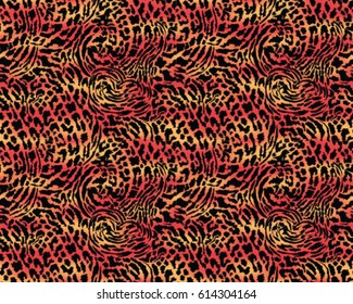 Leopard pattern, vector, illustration, seamless, print, wallpaper, background, texture