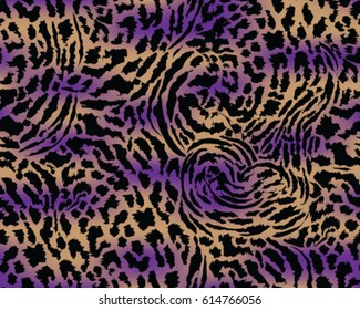 Leopard pattern, vector, illustration, seamless, print, wallpaper, background, texture