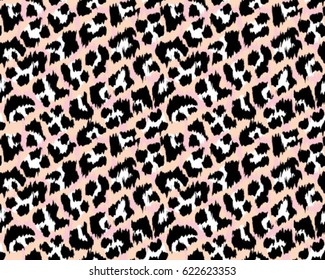 Leopard pattern, vector, illustration, seamless, print, wallpaper, background, texture