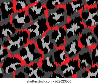 Leopard pattern, vector, illustration, seamless, print, wallpaper, background, texture