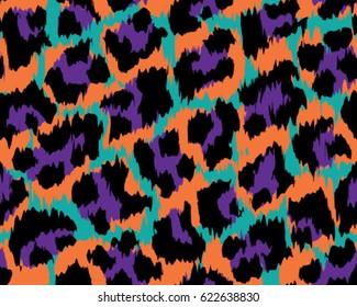 Leopard pattern, vector, illustration, seamless, print, wallpaper, background, texture