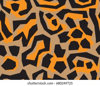 Leopard pattern, vector, illustration, seamless, print, wallpaper, background, texture