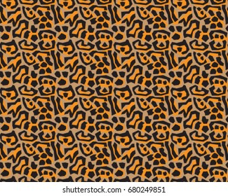 Leopard pattern, vector, illustration, seamless, print, wallpaper, background, texture