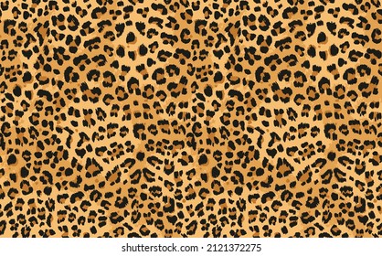 Leopard pattern with vector illustration with Striped  with vintage textures 