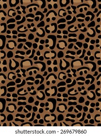 Leopard pattern, vector, illustration, wallpaper, seamless